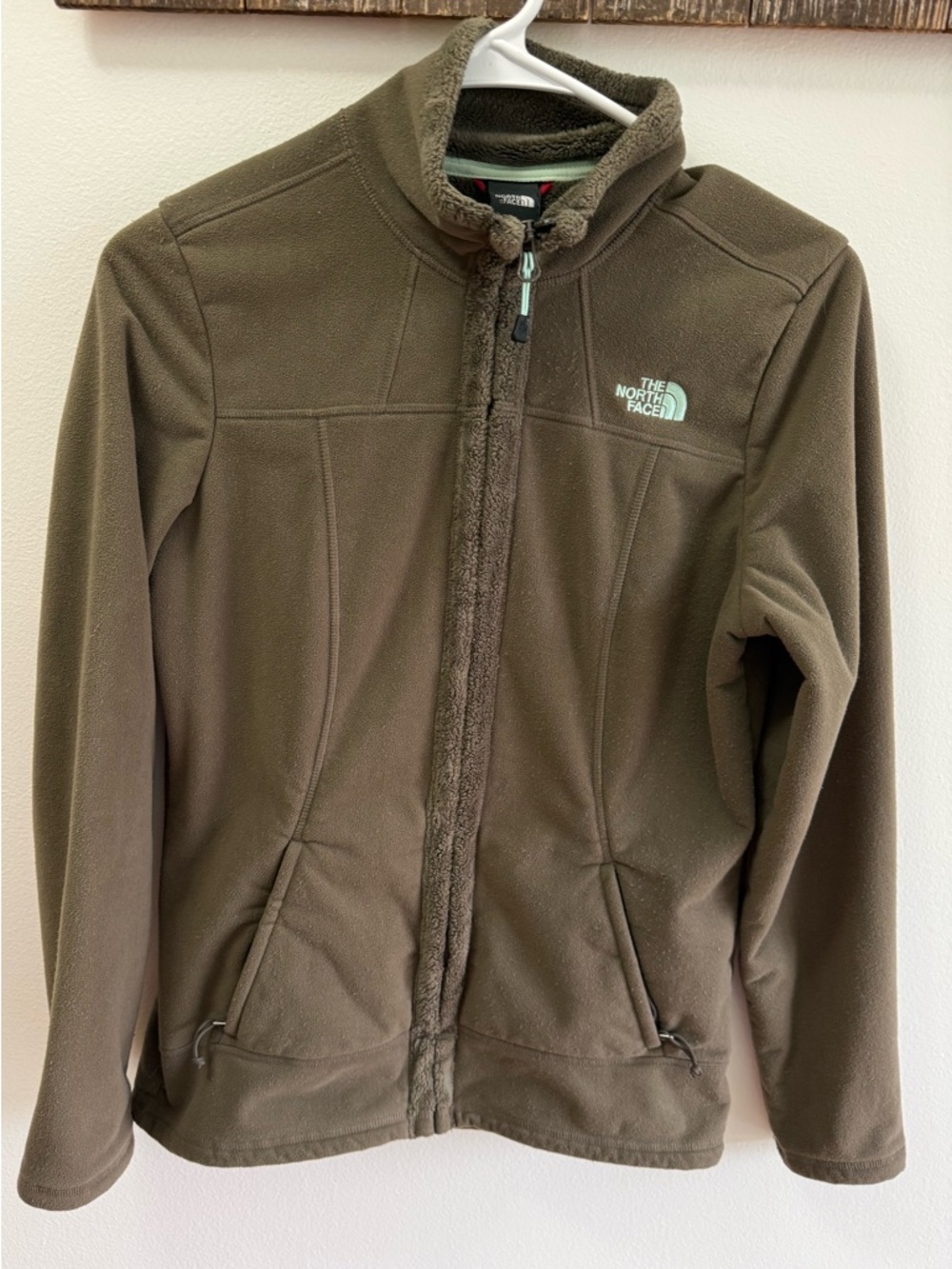The North Face Brown Hooded Fleece Jacket